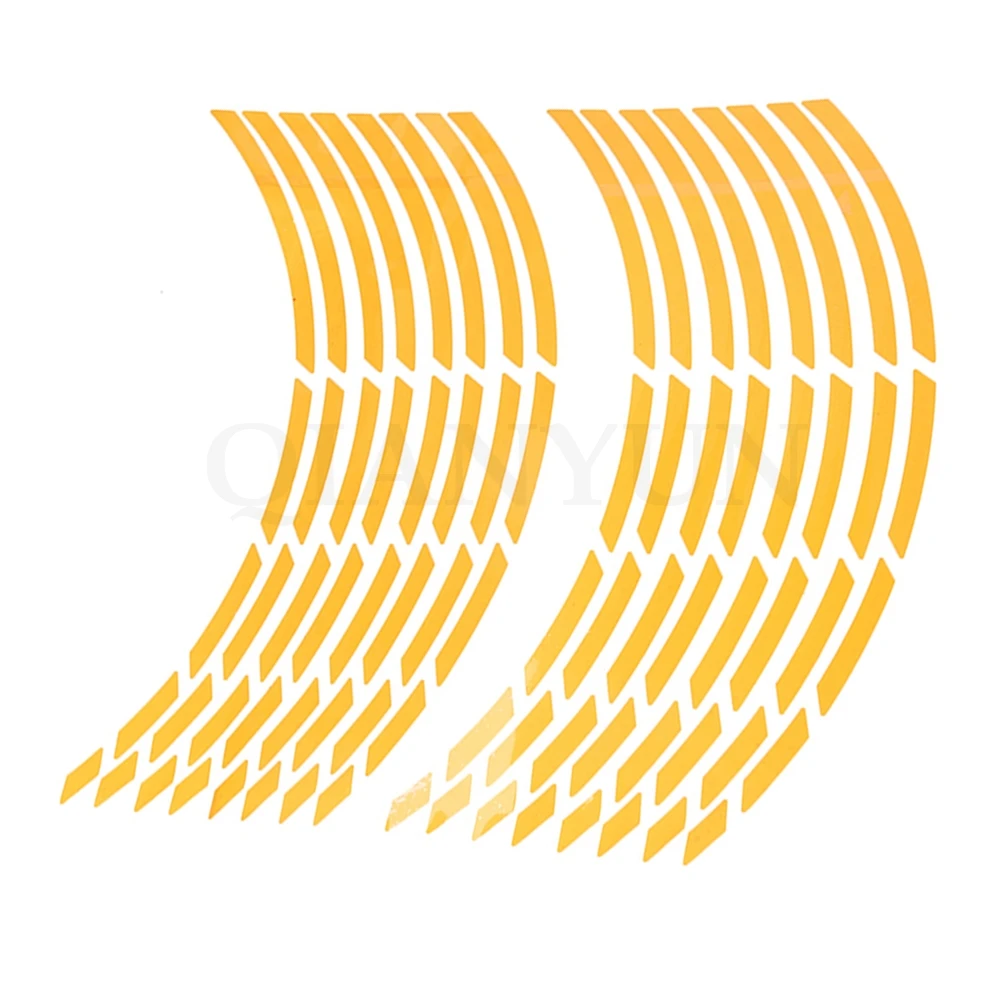 17-19 дюймов универсальная наклейка на шину мотоцикла автомобиля Светоотражающая