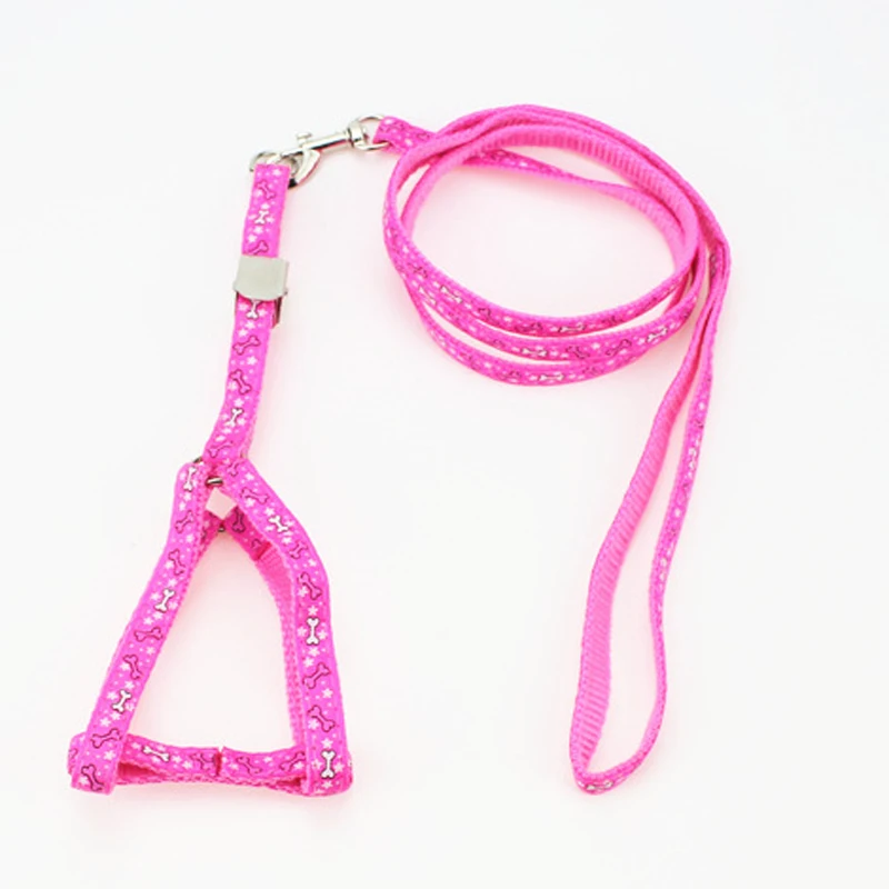 Нейлоновый Поводок для собак поводок ошейник маленьких и больших 4 цвета размер XS