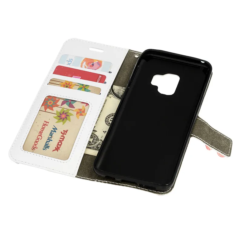 Стразы Алмаз бумажник чехол для iPhone X 7 8 плюс samsung Galaxy S7 S9 huawei 9/P20 Lite sony Xperia XA2/XZ2