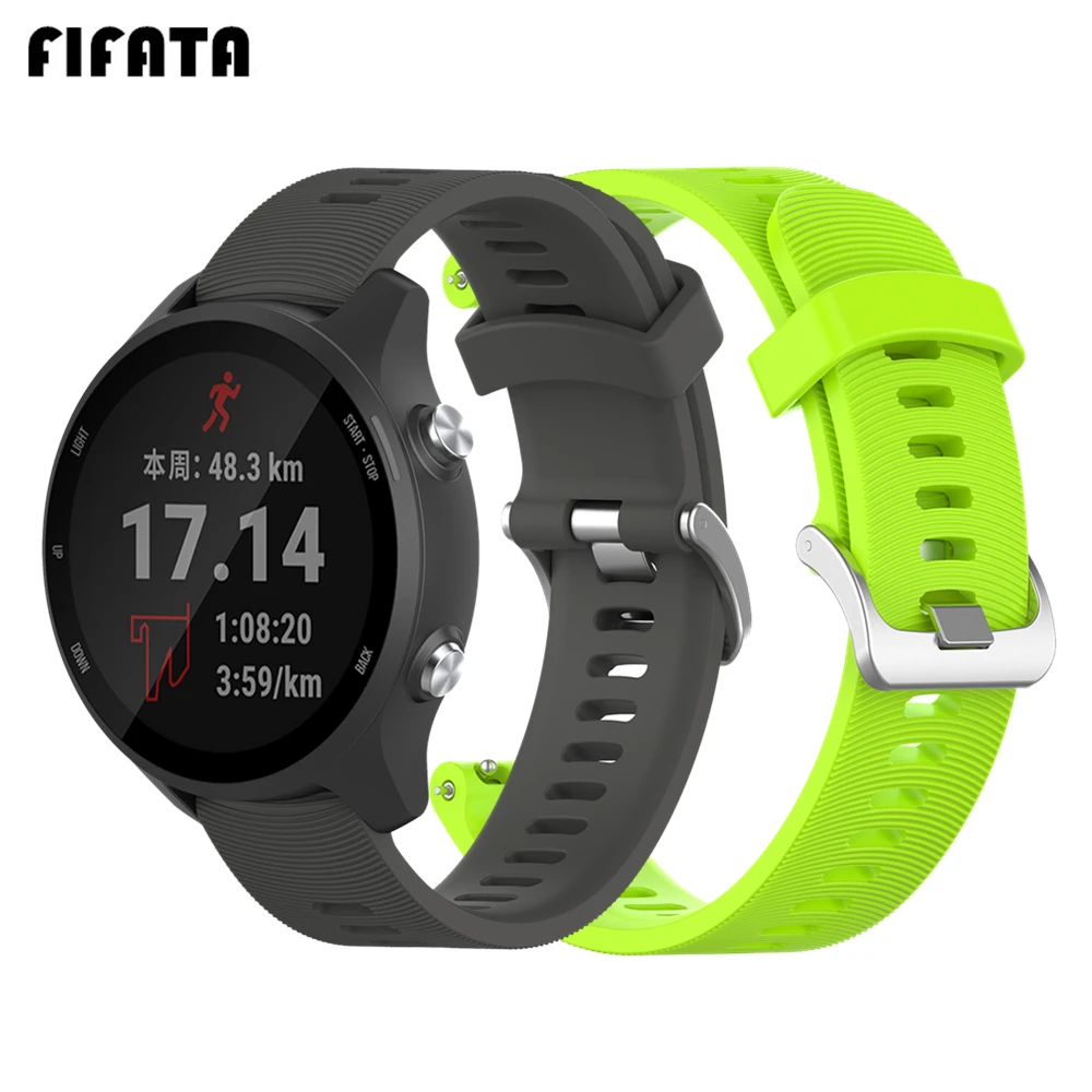 Силиконовый браслет FIFATA для Garmin Forerunner 245 245M 645 ремешок на запястье Официальный