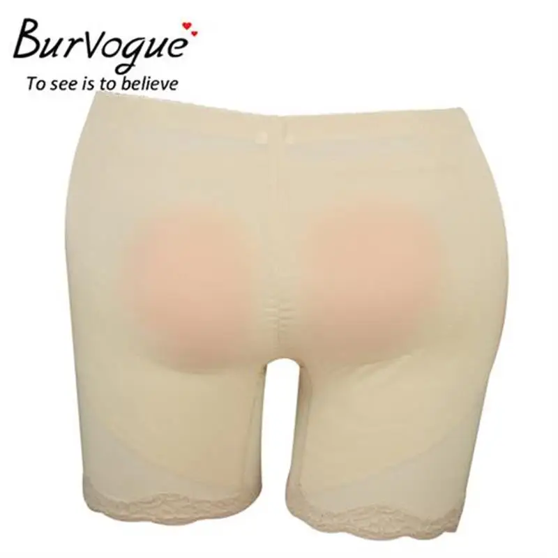 Burvogue, сексуальное женское нижнее белье с силиконовым подкладом на ягодицы, Утягивающее нижнее белье, Корректирующее белье для тела, подтягивающее ягодицы, женские трусики на бедрах