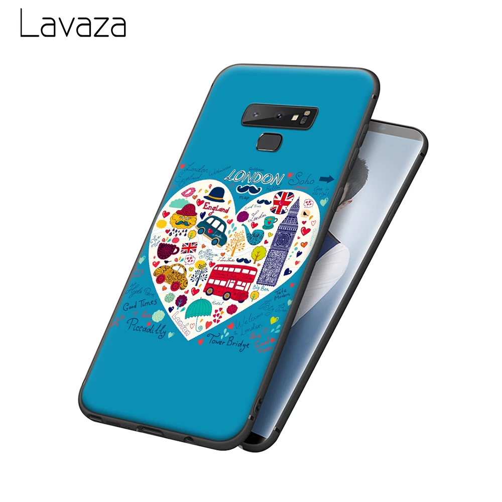 Lavaza London Bus England Telephone Soft TPU Case Cover for Samsung Galaxy S8 S9 S10 Plus S10e A6 A8 A9 J6 2018 Silicone Cases | Мобильные