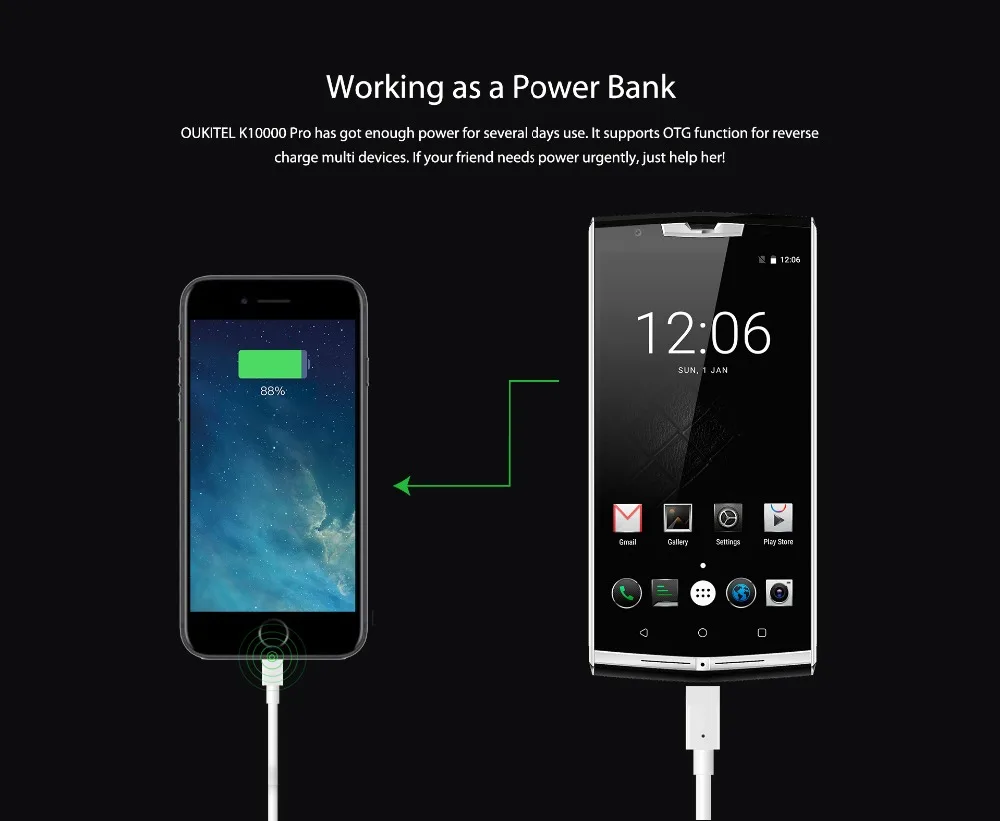 Оригинальный Oukitel K10000 Pro 10000 мАч большой Батарея Смартфон Android 7 0 5 дюймов mt6753