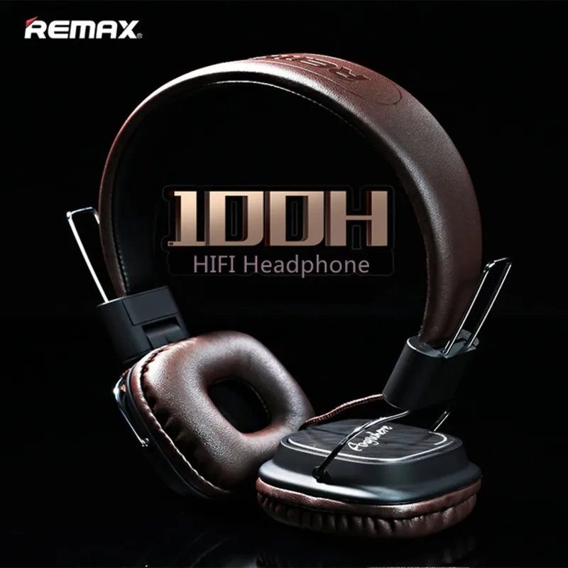 Оригинальные Проводные стереонаушники remax 100H с шумоподавлением, Hi-Fi гарнитура с микрофоном, сравнение для Marshall major, лучший подарок
