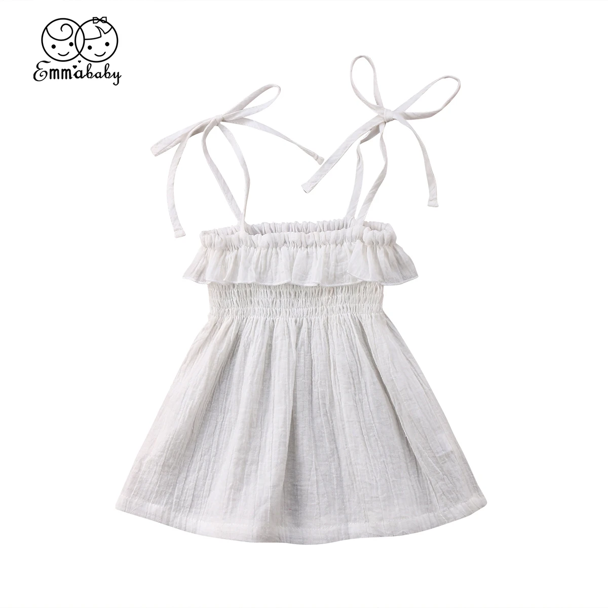 Emmababy/летнее платье без рукавов для маленьких девочек вечерние ное платье-пачка