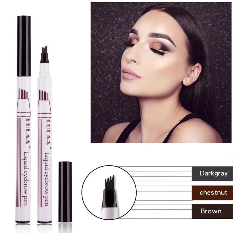3 цвета карандаш для бровей Microblading sharp Татуировка Ручка водонепроницаемый