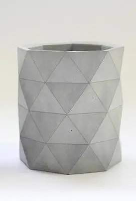 Силиконовая цементная 3D форма для вазы геометрическое украшение стола держатель