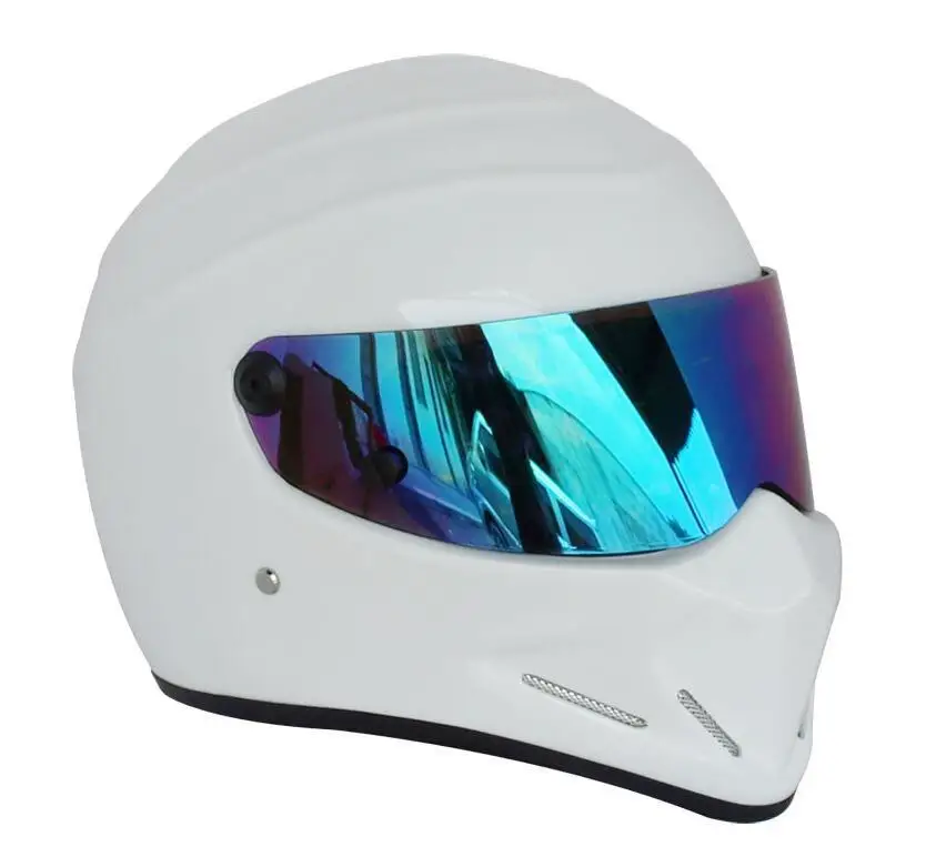 DIY CRG ATV-4 Персонализированная наклейка "Simpson" мотогонок полный шлем F1 Capacete De Moto Riding Cascos Motorrad - Цвет: Bright white 8
