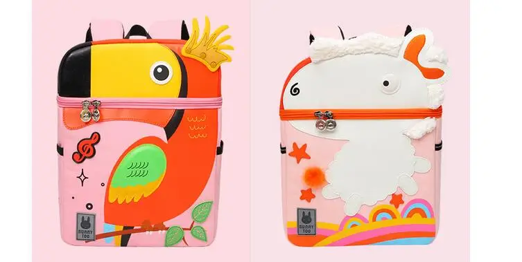 Joyloading 3D Детский рюкзак с рисунком животных Динозавр КИТ Фламинго олень Зебра