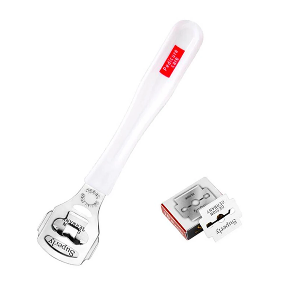 Новый педикюр Ноги Уход мозолей Remover бритвы Кукуруза жесткий мертвой кожи