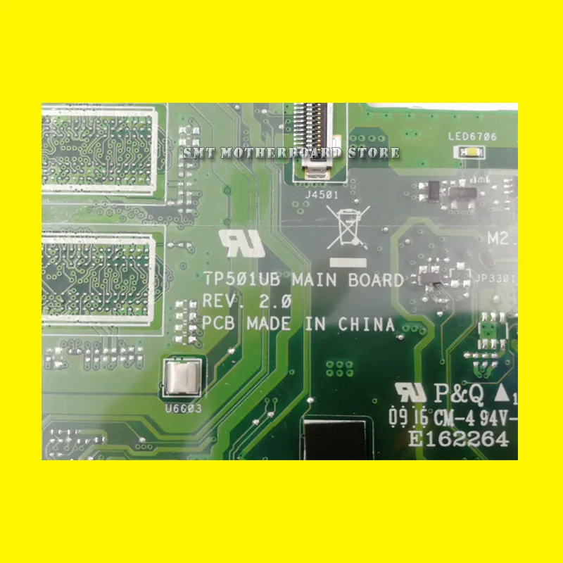 TP501UA материнская плата для ноутбука I5 6200 процессор 4 Гб RAM For Asus TP501U TP501UQ TP501UB