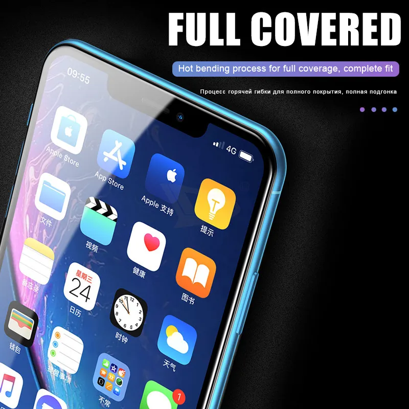 15D изогнутая Гидрогелевая мягкая пленка для iphone 7 8 6 6s PLus X передний, задний Защитный пленка XR XS 11 Pro Max защита экрана не стекло