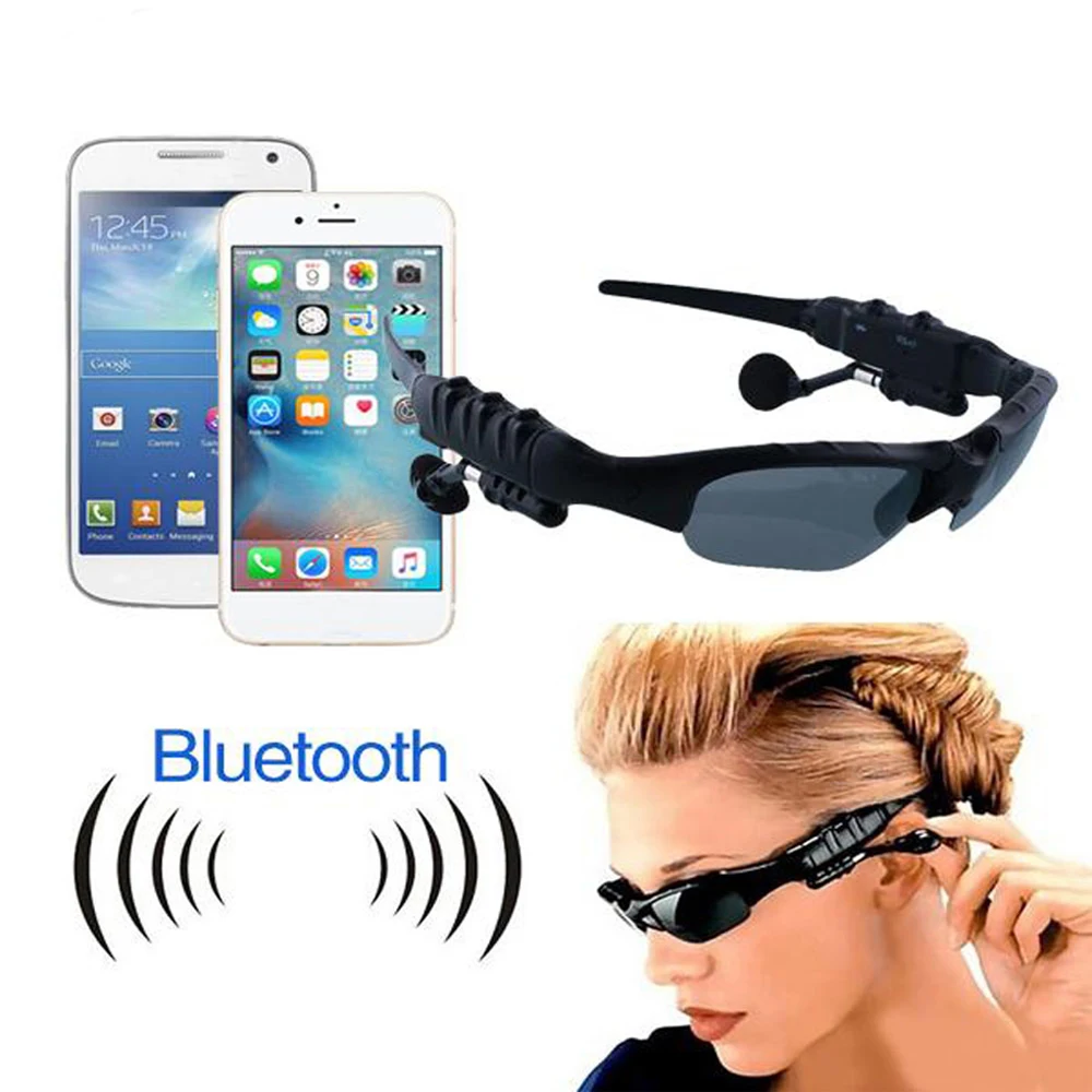 Langtek Спорт стерео Беспроводной открытый микрофон Bluetooth наушники Солнцезащитные