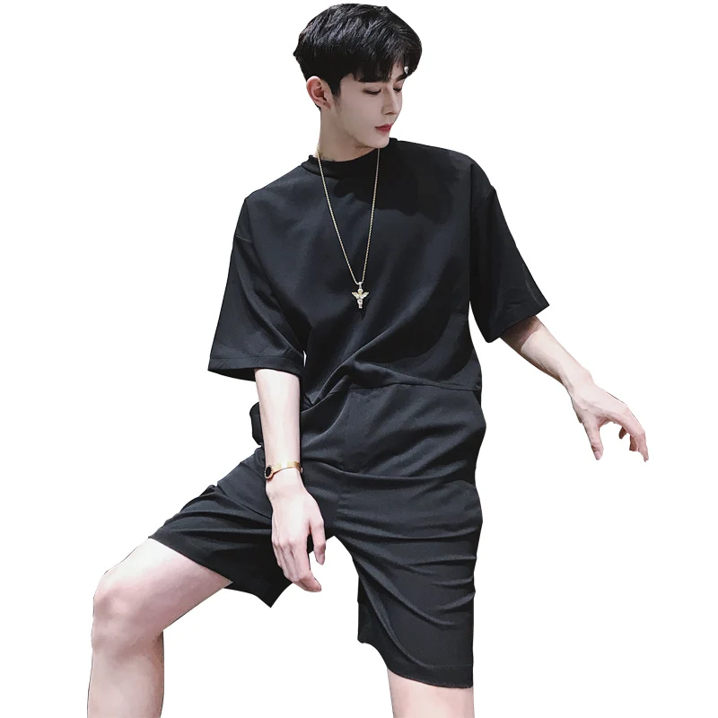 

Шорты для инструментов в японском стиле мужской, свободный брендовый Ретро комбинезон с короткими рукавами, шорты на бретелях, повседневны...