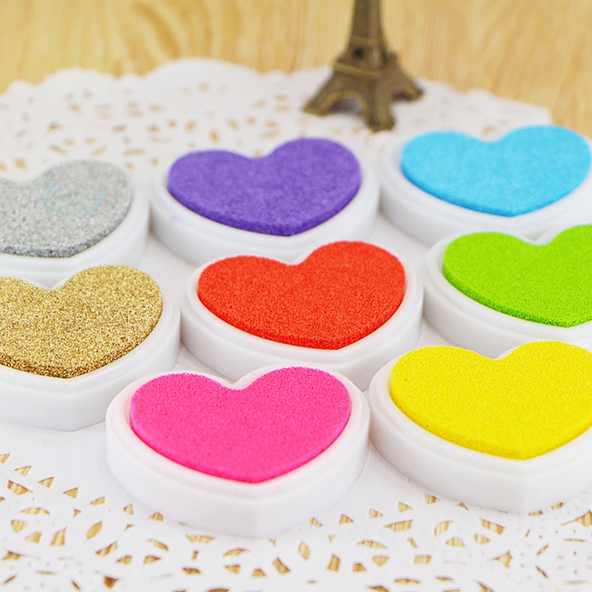 Candy Color Stamps Ink Pad Album Scrapbooking Sealing Decoration Fingerprint Stencil Cards Making DIY Crafts Colorful Inkpad | Дом и сад