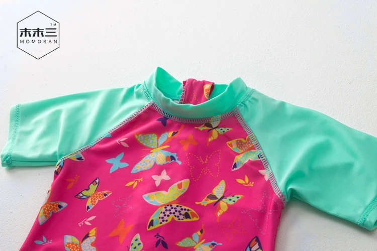 Momosan детский Купальник Цельный Купальники Для Девочки Милые Девушки