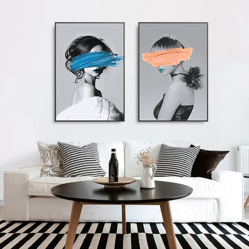 Скандинавский абстрактный Рисунок Maeham рисунок на холсте плакаты черно-белые