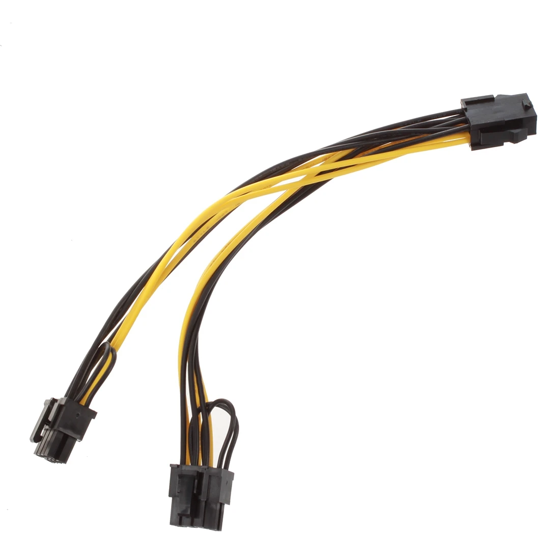 Кабель-переходник semoic Module 6Pin to Dual PCI-E PCIe 8Pin + (6+2Pin) Power Ribbon Cable Cord 20cm для блока питания Thermaltake Tt 650 W0163.
