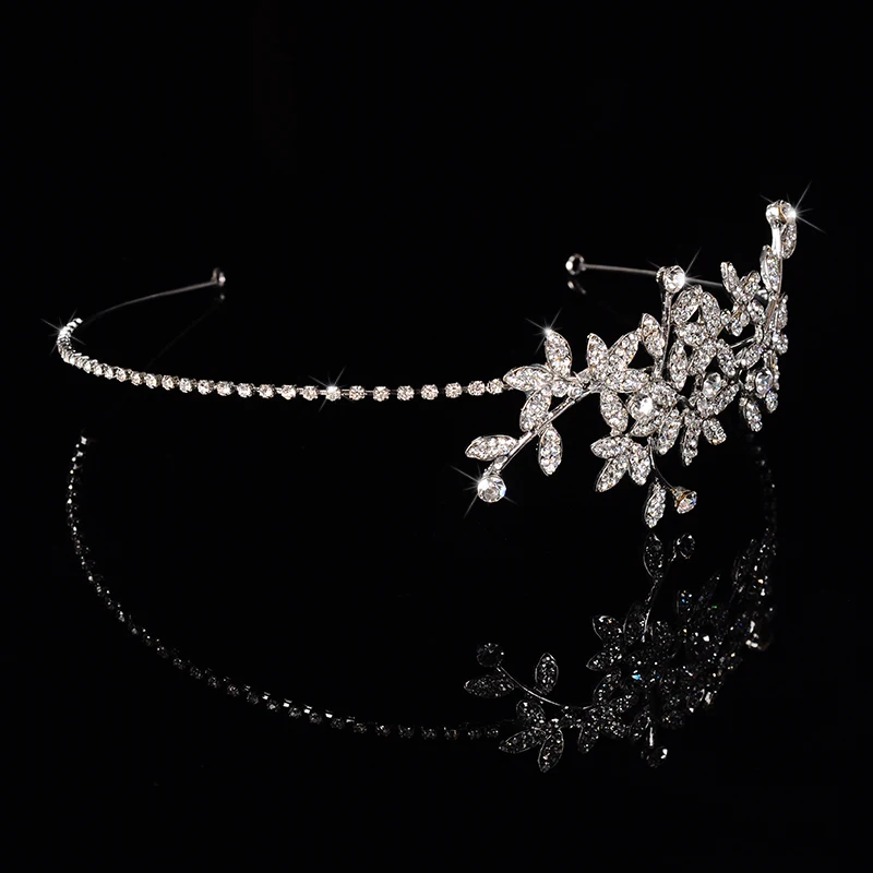 Модный австрийская Хрустальная тиара головной убор для невесты Элегантные