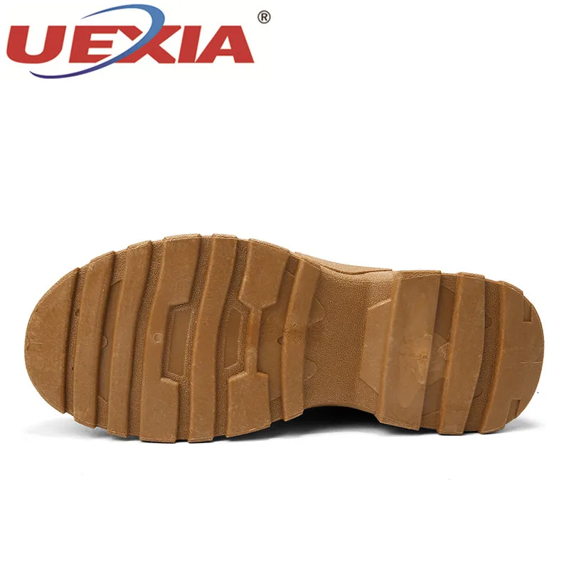 UEXIA/Новые теплые зимние ботинки мужская обувь плюшевые повседневные кроссовки