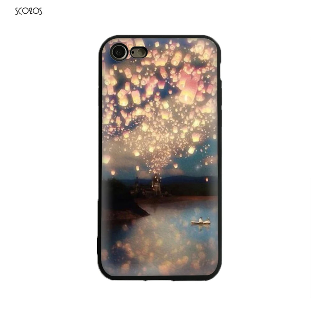 SCOZOS сказка огни силиконовый чехол для телефона мягкий Iphone X 5 5S Se 6 S 7 8 плюс # ta825 |