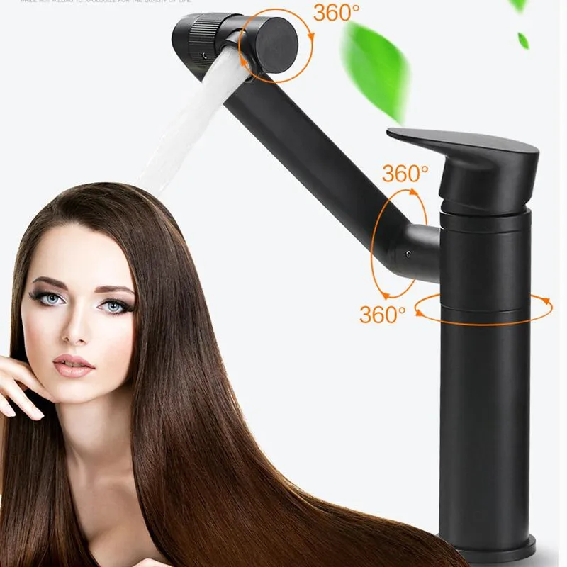 Кран для раковины с поворотом на 360 градусов кран ванной комнаты fortune cat|Смесители