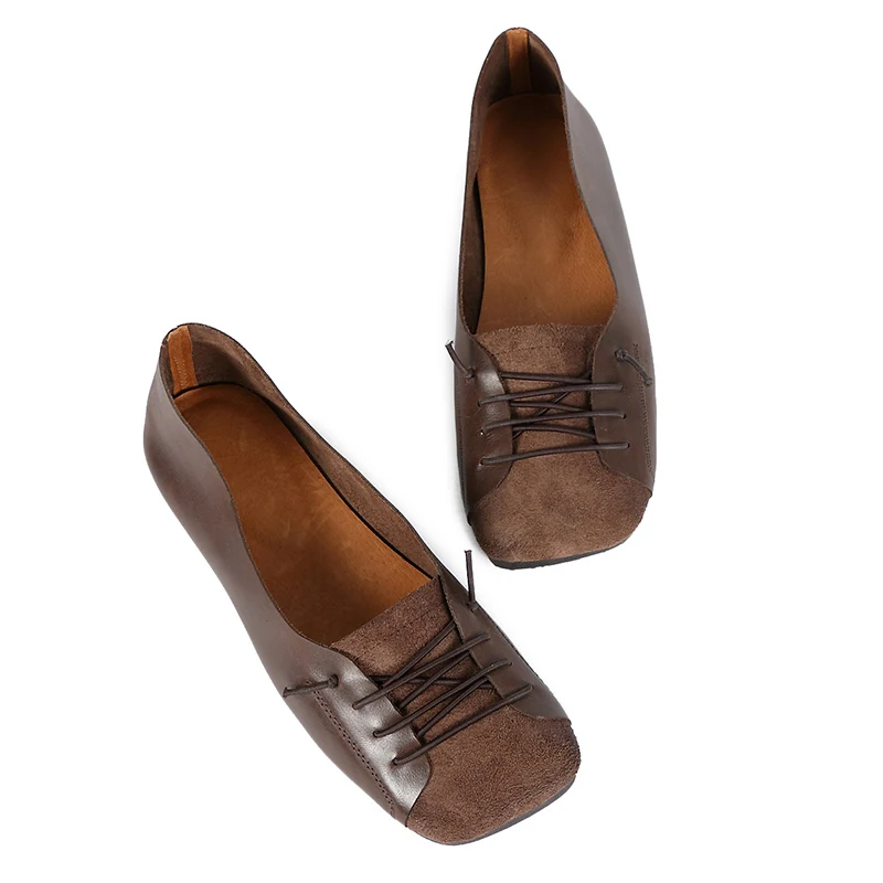 Женская обувь на шнуровке HUIZUMEI с квадратным носком в стиле ретро новинка 2019 |