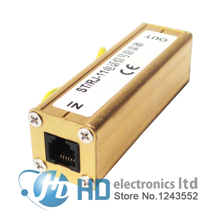 Устройство для защиты от всплесков напряжения телефонного факса телефон|rj11 to rj45