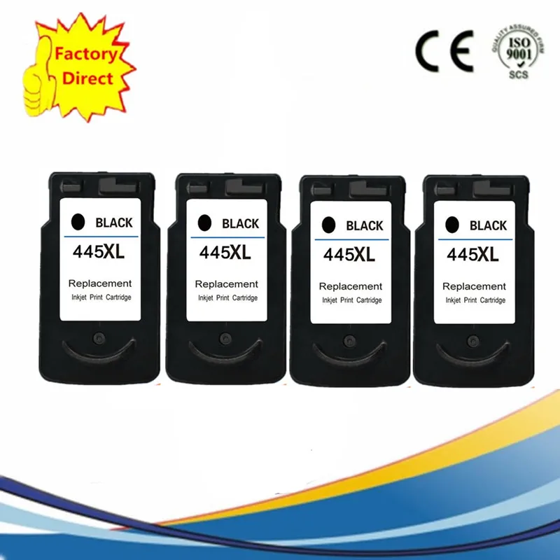 4BK PG-445XL PG445XL PG 445XL CL-446XL CL446XL CL446XL чернильный картридж для принтера Canon Pixma IP 2840 м X 494 мг 2440 2540 2940 - Цвет: 4BK