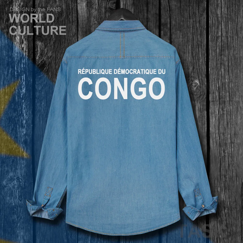 DR Congo COD DRC DROC Kinsha Congolese мужская одежда осенняя куртка с отложным воротником