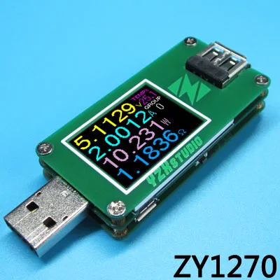 USB тестер напряжение тока Таблица емкости протокол быстрой зарядки QC4+ PD3.0 2.0PPS Обнаружение YZXstudio - Цвет: Слоновая кость