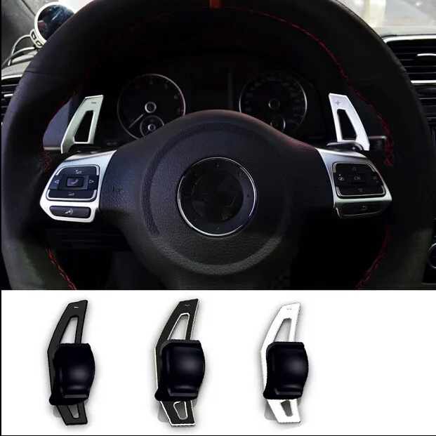 1 пара Сменный циферблат рулевого колеса DSG весло расширение для VW Golf Jetta GTI MK6 R R20