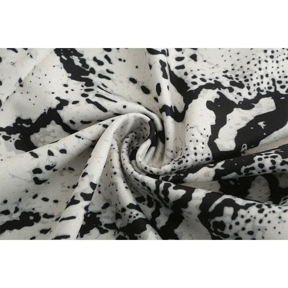 Women Ladies Fitness Shorts High Waist Casual Snakeskin Print Vintage Hot Sexy Lady Dance Wear | Женская одежда