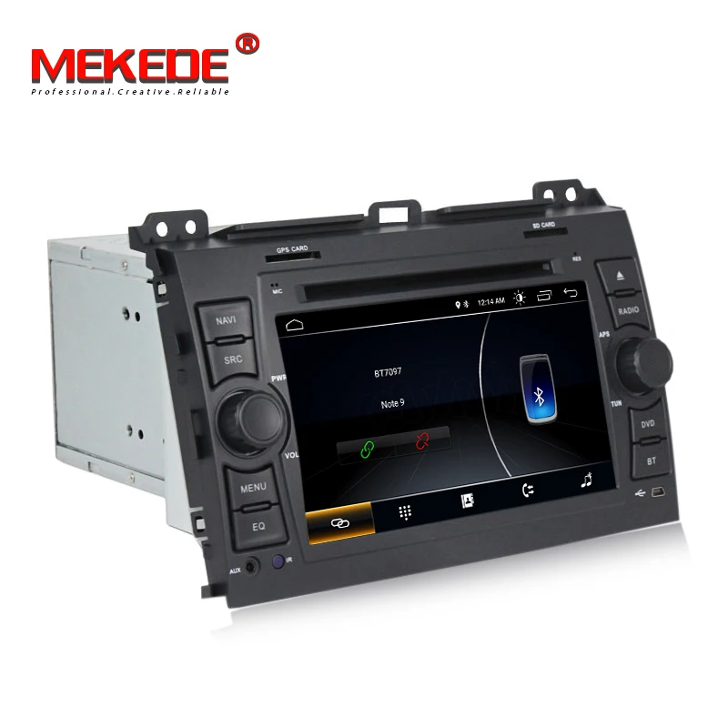 MEKEDE Android 8 1 2 din мультимедийный плеер для Toyota Prado 120 Land Cruiser 2004-2009 Автомобильный Радио