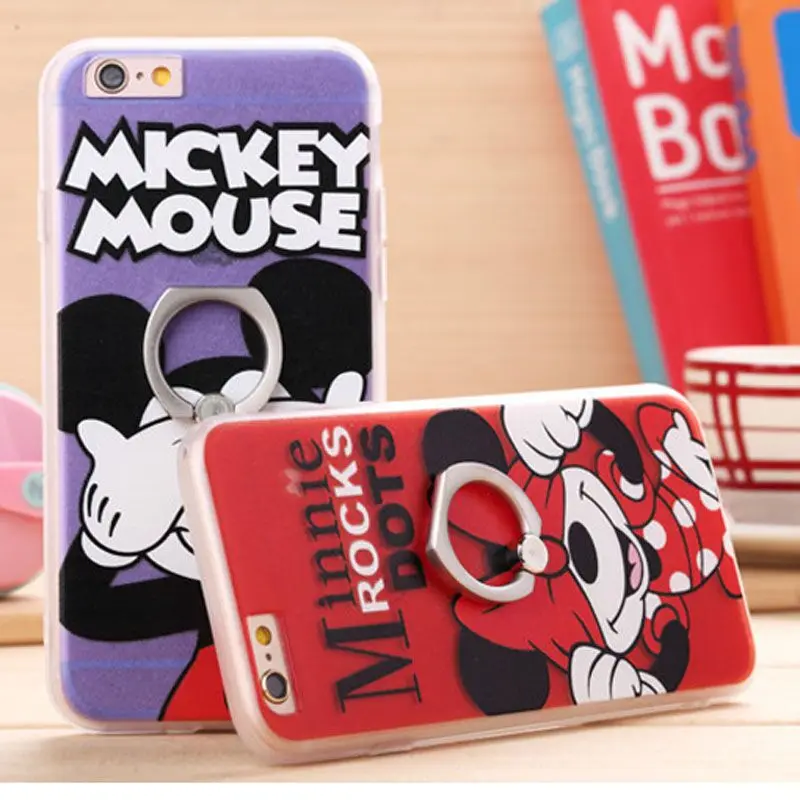 Новый мультфильм майки минни маус акриловые с пальца кольцо стенд держатель