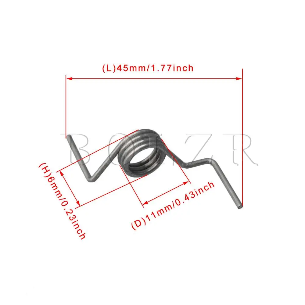 BQLZR 2 шт. сменные стальные аксессуары для холодильника спиральные серебристые