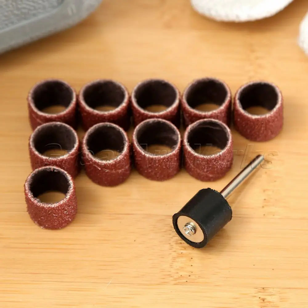 Бесплатная доставка dophee 10 шт. рефилы 80-grit шлифовальные ленты с 1 1/2 &quotшлифовальным