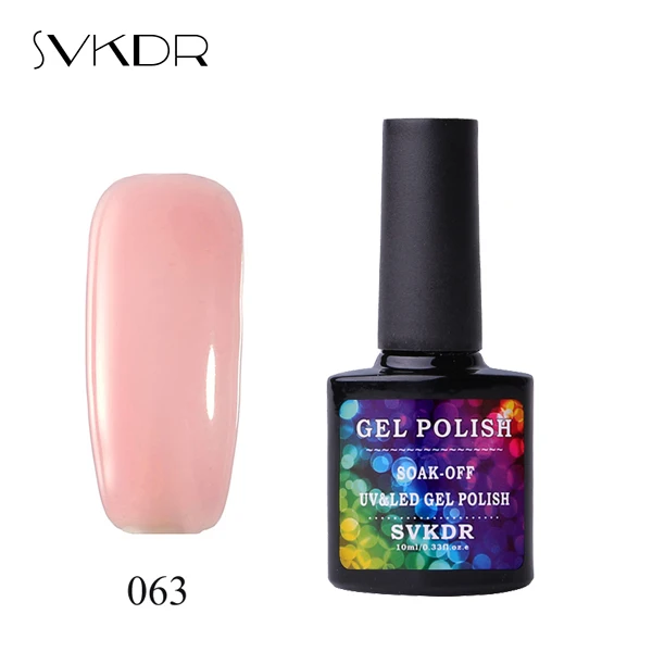 063 SVKDR белый прозрачный Blossom Гель-лак Soak Off УФ и светодиодный лампы ногтей гель длительный Цветущий цветок средство для полировки ногтей своими руками ногтей - Цвет: 063