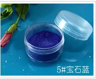 Royal blue 14 цветов 10 г/упак. здоровая Натуральная Минеральная пудра MICA порошок сделай сам для мыла краситель для мыла макияж мыло для век Пудра уход за кожей - Цвет: Royal blue