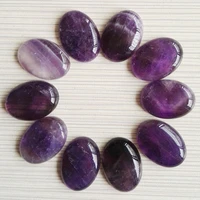 amethysts natural stone beads for jewelry making 25x18mm cab cabochon charms jewelry bead 12pcslot free shipping wholesale