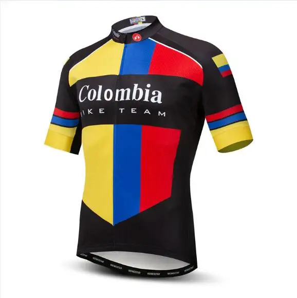 CF0196 Летняя мужская футболка для велоспорта MTB, США/Великобритания/Бразилия/Испания, велосипедная команда с коротким рукавом, Ropa Ciclsimo, велосипедная одежда - Цвет: CF0196