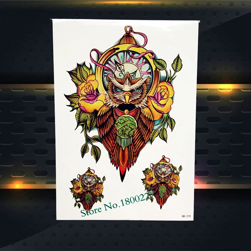 Острый серповидный глаз временная татуировка наклейка поддельная машина Робот