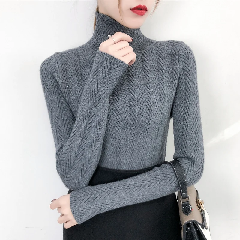 

turtleneck autumn/winter 2019 new render shirt long sleeve inside take thickening set of cultivate morality tight knit