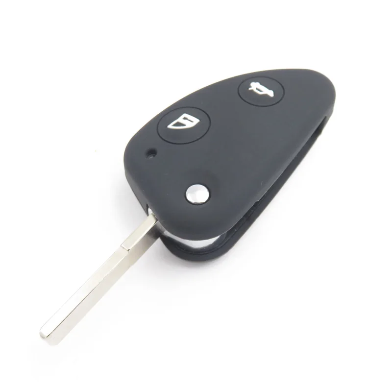 Силиконовый чехол для автомобильного ключа пульта Alfa Romeo 147 156 166 GT JTD TS|key case for car|2