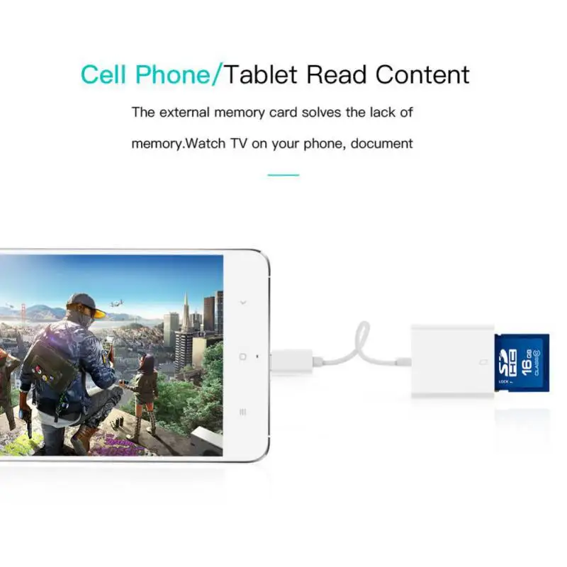 Portable USB 3.1 Type C USB-C to SD SDXC Card Reader Adapter Cable for Macbook Samsung Huawei Xiaomi | Компьютеры и офис