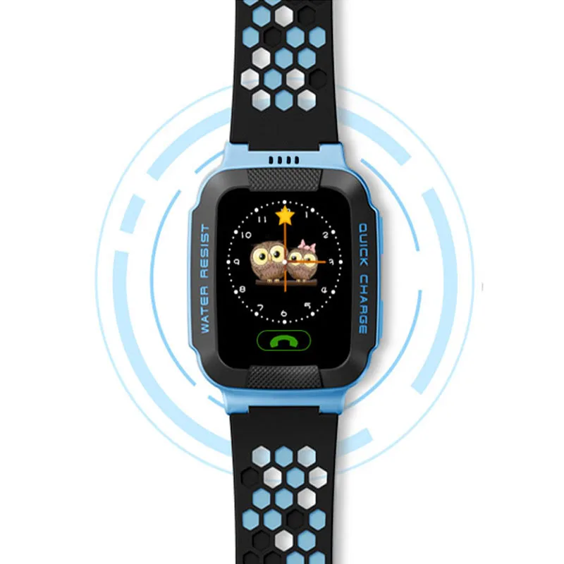 Детские умные часы HLTON подарок для детей студентов GSM GPRS GPS локатор трекер SOS