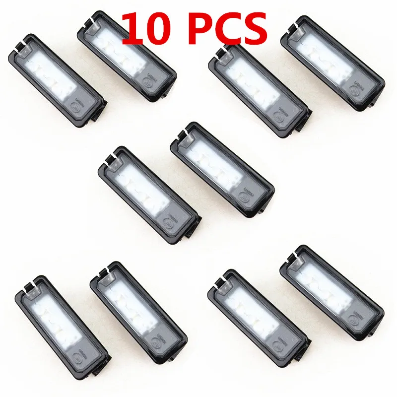 10X LED light READXT 2/4/10 шт. Автомобильный светодиодный номерной знак светильник 12V LED свет лампы для Passat 3C Golf 7 MK7 EOS Beetle Polo 6R Scirocco Beetle - Испускаемый цвет: 10X LED light