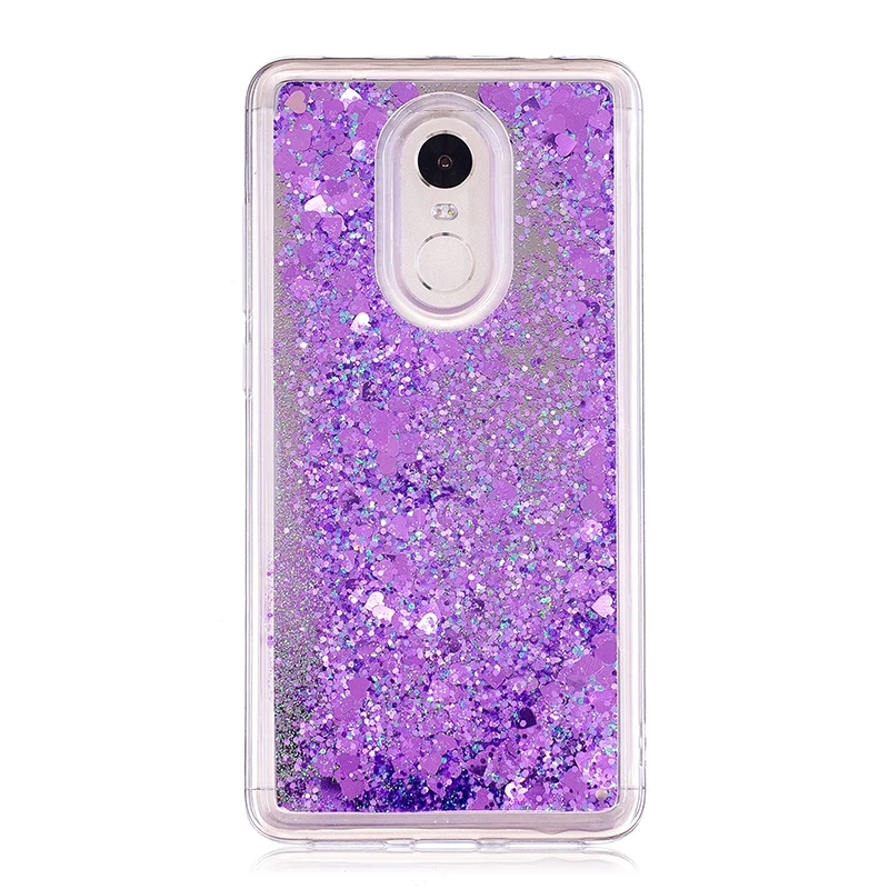 Cases for Redmi 4X 5 Plus Note 4 Quicksand Case Back Cover Bling Liquid mirror Xiaomi |