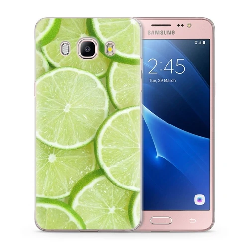 Soft Case For Funda Samsung Galaxy J7 2016 J710 J710F Phone Cases Pattern TPU Flower Flora Cover W002 |