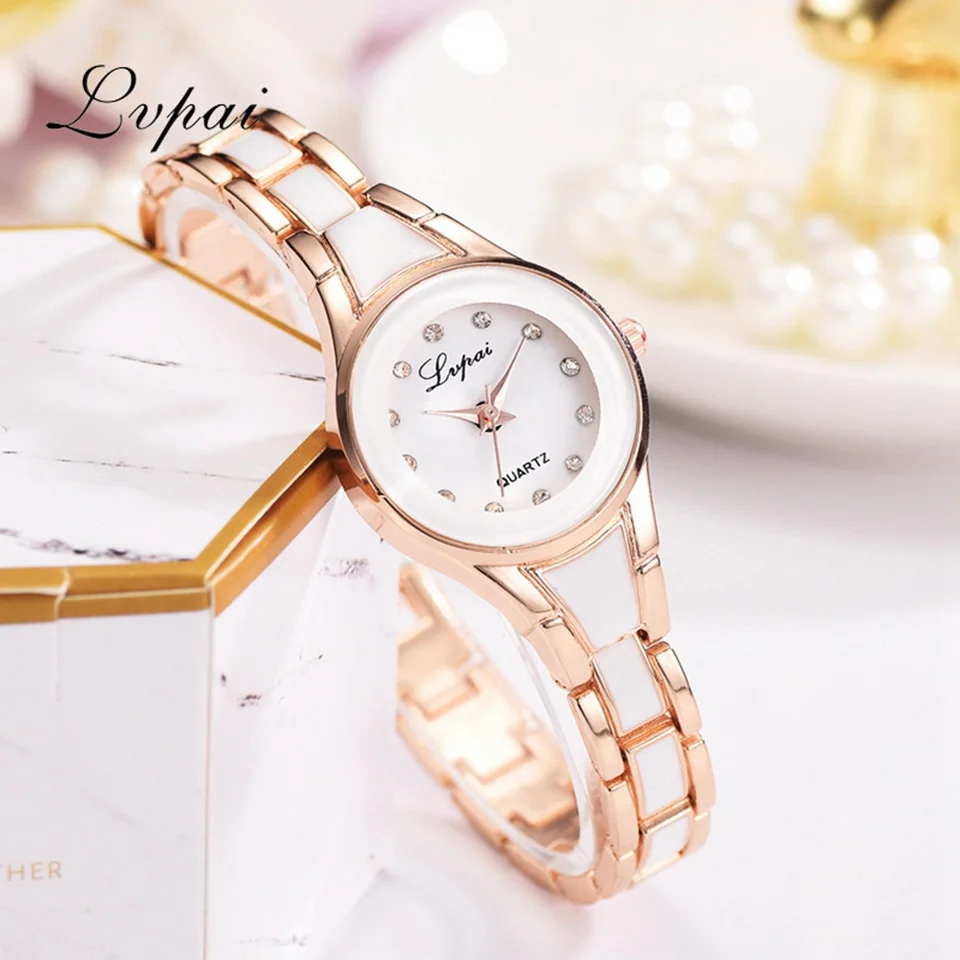 1679 Rose Gold White Новинка, модные женские часы, стразы, роскошный бренд, браслет из нержавеющей стали, часы для девушек, кварцевые, под платье, часы, reloj mujer - Цвет: 1679 Rose Gold White